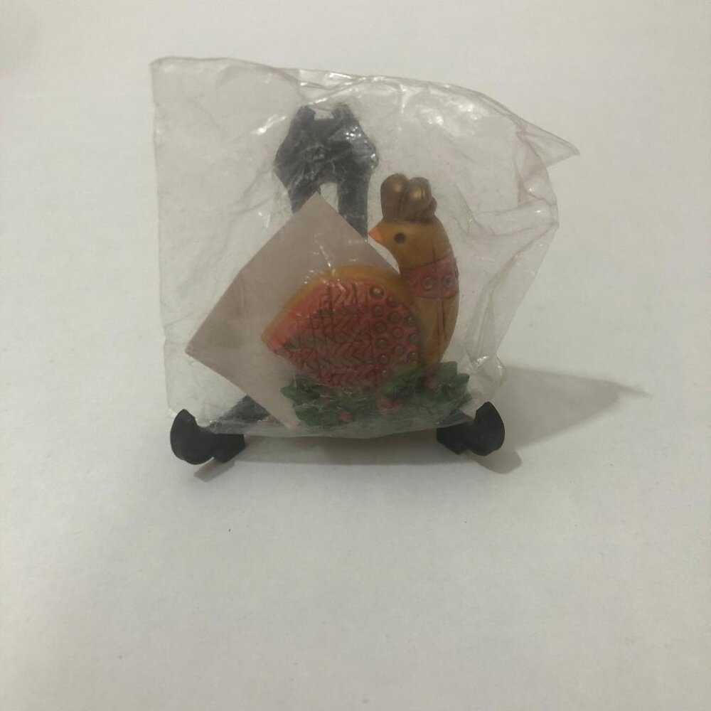 NEW Vintage Hallmark Partridge In A Pear Tree Brooch Lapel Pin 1970s Christmas